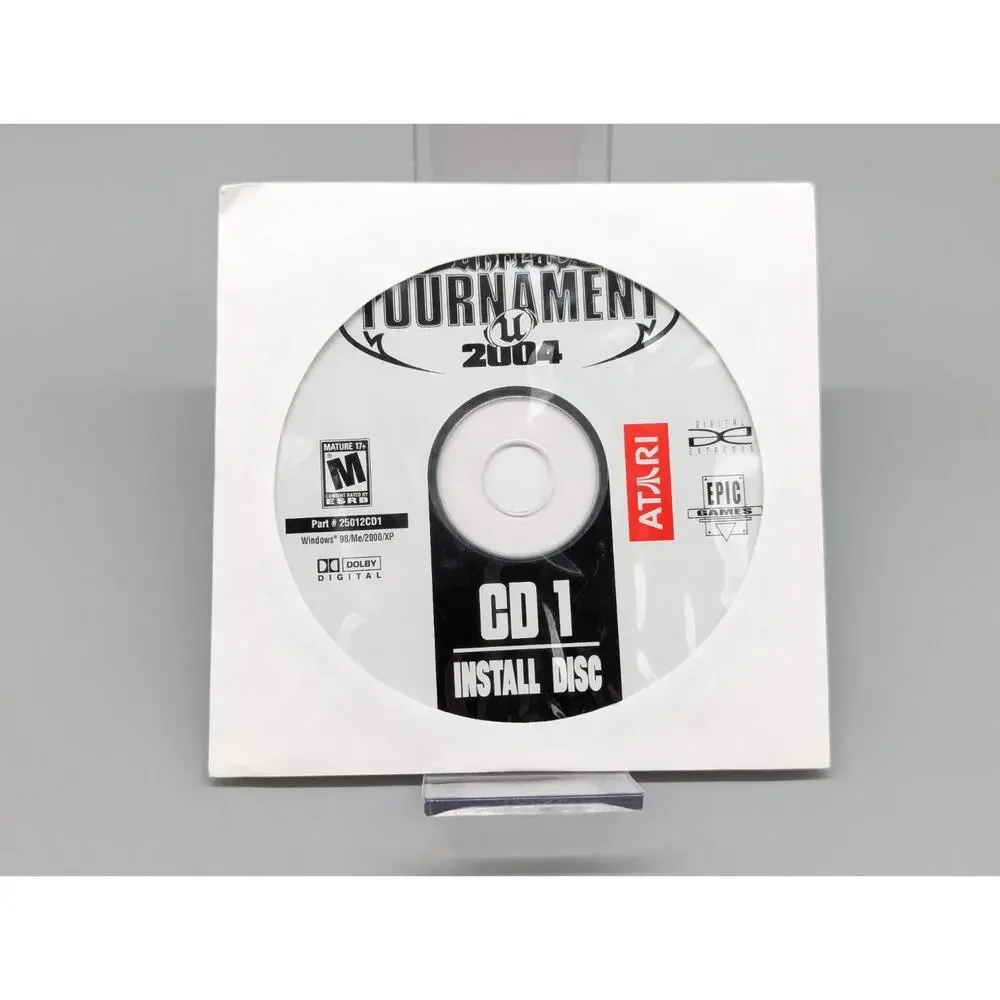 Unreal Tournament 2004 PC Game 2004 Complete 6 CD Set Tested